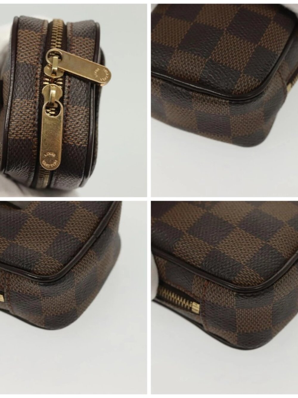 LOUIS VUITTON Damier Ebene Etui Okapi PM Pouch N61738 LV Auth - Picture 11 of 15